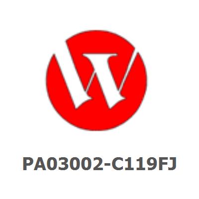 PA03002-C119FJ Back board - Connects control PCA and copy processor PCA